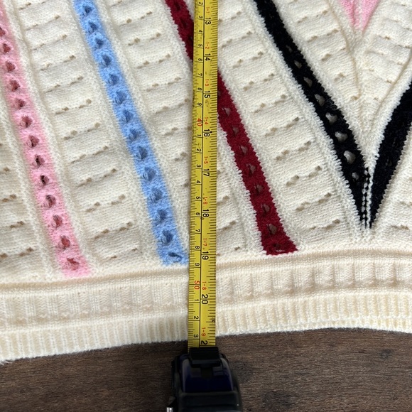 &merci stripe crew neck knit sweater - Picture 8 of 12